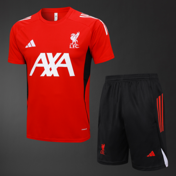 Liverpool 2025/26 Short Sleeve Red Training Kit – Adult