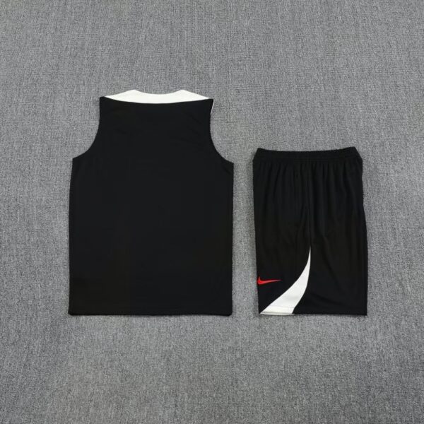 Liverpool 25/26 Training Vest Kit Black – Sleeveless Football Training Top