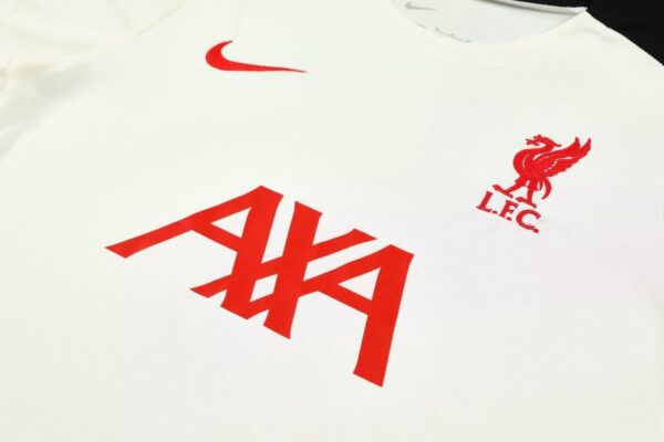 Liverpool 2025/26 Short Sleeve White Training Kit – Adult