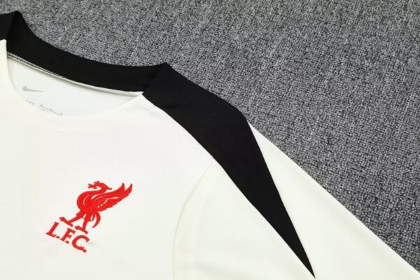Liverpool 2025/26 Short Sleeve White Training Kit – Adult