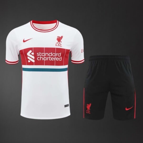 Liverpool 2025/26 Short Sleeve White Training Kit – Adult