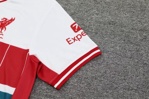 Liverpool 2025/26 Short Sleeve White Training Kit – Adult
