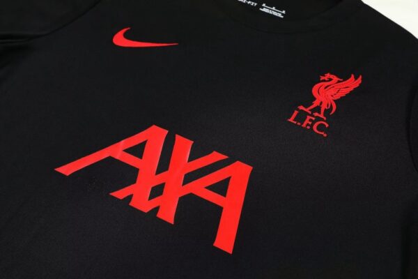 Liverpool 2025/26 Short Sleeve Black Training Kit – Adult