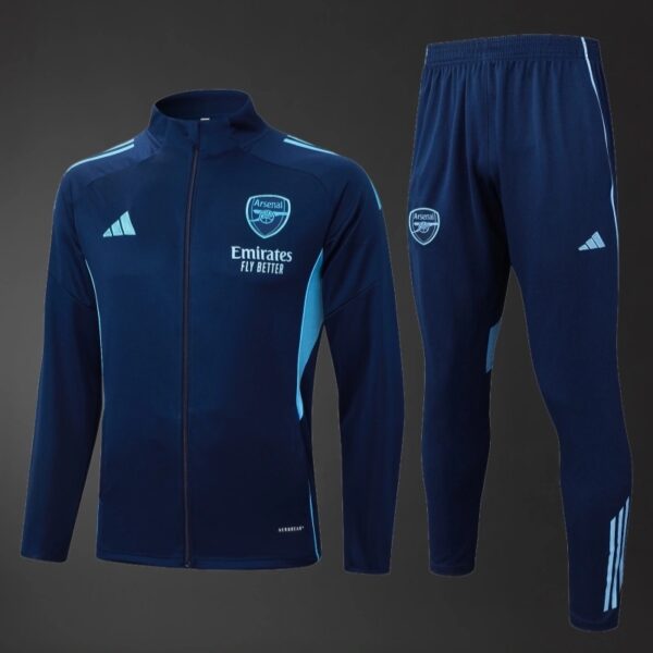 Arsenal 2025/26 Adult & Kids Training Royal Blue Tracksuit – Full Training Set