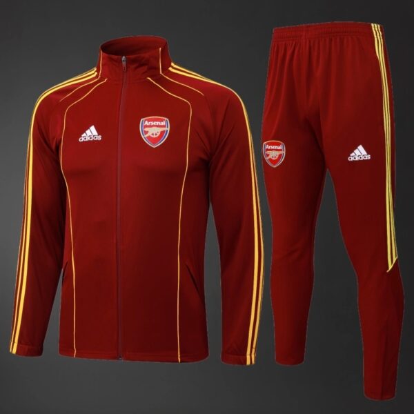 Arsenal 2025/26 Adult & Kids Training Red Tracksuit – Full Training Set