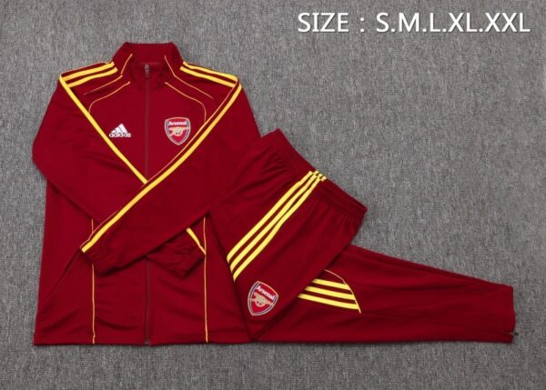 Arsenal 2025/26 Adult & Kids Training Red Tracksuit – Full Training Set