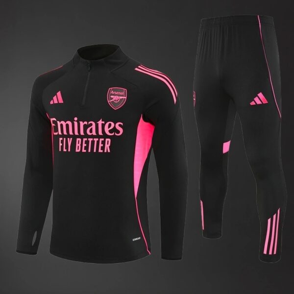 img_0958 Arsenal 2025/26 Adult & Kids Training Tracksuit – Black & Pink