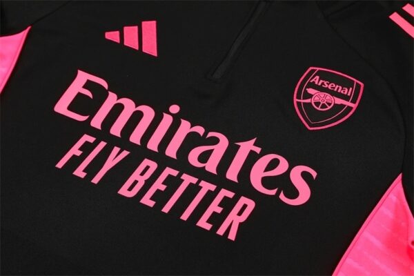 img_0965 Arsenal 2025/26 Adult & Kids Training Tracksuit – Black & Pink