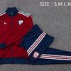 Arsenal 2025/26 Adult & Kids Training Tracksuit – Long Sleeve Red