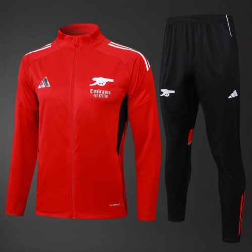 img_0989 Arsenal 2025/26 Adult & Kids Training Tracksuit – Long Sleeve Red
