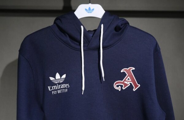 Arsenal 2025/26 Adult Varsity Training Hoodie Tracksuit – Premium Club Edition