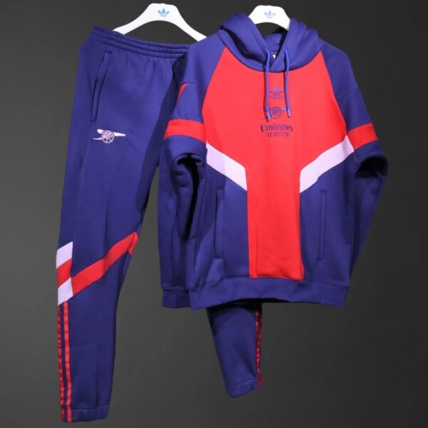 Arsenal 2025/26 Adult Varsity Training Hoodie Tracksuit – Premium Club Edition