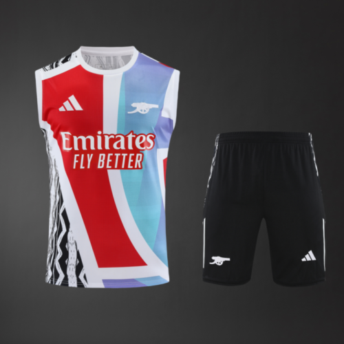 Arsenal 2025/26 Adult Training Vest Kit – Sleeveless Performance Set