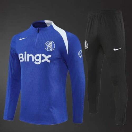 Chelsea 2025/26 Training T90 Blue Tracksuit – Adult & Kids Sizes