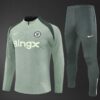 Chelsea 2025/26 Green Player Training Tracksuit – Adult & Kids Sizes