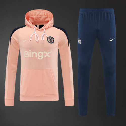 Chelsea 2025/26 Adult Hooded Long Sleeve Tracksuit – Official Style Training Set