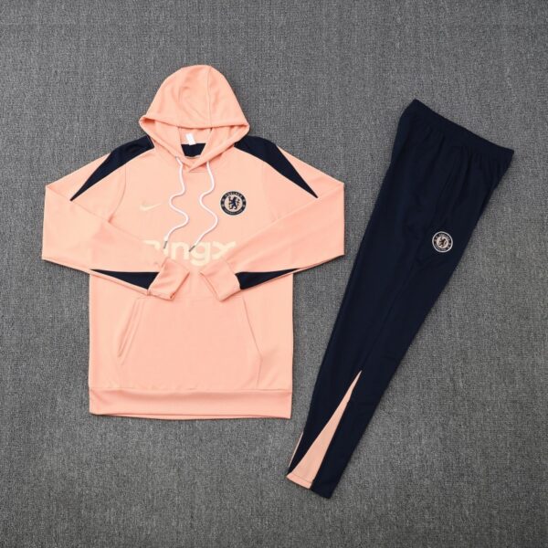 Chelsea 2025/26 Adult Hooded Long Sleeve Tracksuit – Official Style Training Set