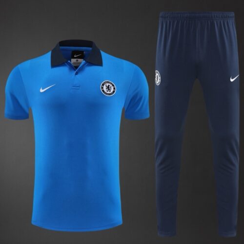 img_1377 Chelsea 2025/26 Adult Polo Short Sleeve Tracksuit – Official Style Training Set