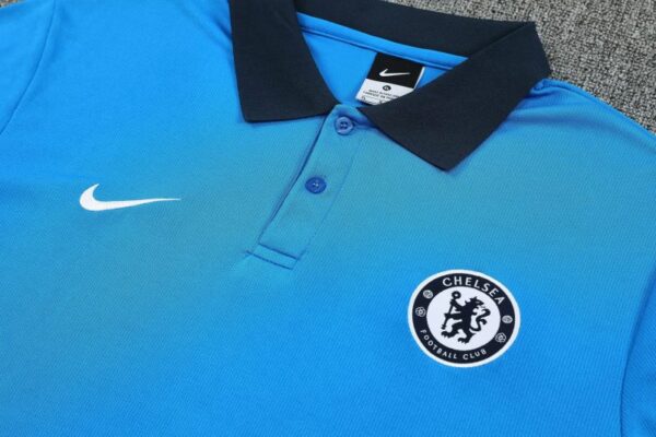 Chelsea 2025/26 Adult Polo Short Sleeve Tracksuit – Official Style Training Set