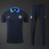 Chelsea 2025/26 Adult Polo Short Sleeve Tracksuit – Official Style Training Set