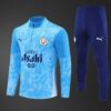 Manchester City 2025/26 Blue Adult Training Tracksuit – Official Style Training Set