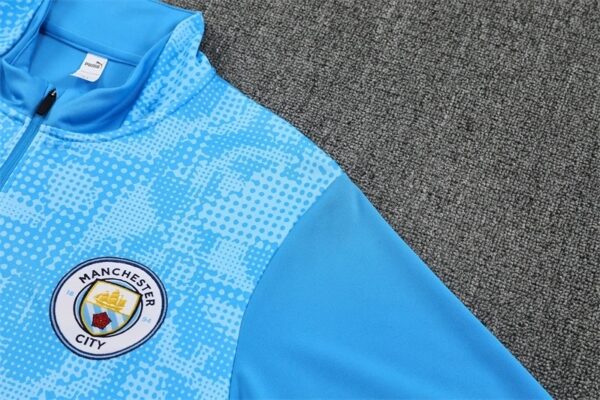 Manchester City 2025/26 Blue Adult Training Tracksuit – Official Style Training Set