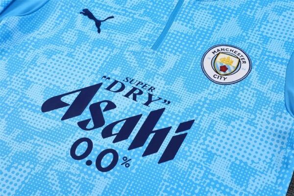 Manchester City 2025/26 Blue Adult Training Tracksuit – Official Style Training Set