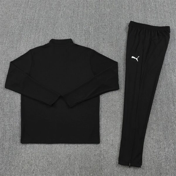 Manchester City 2025/26 Black Adult Training Tracksuit – Official Style Training Set