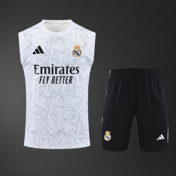 Real Madrid 2025/26 Training Vest Kit – Sleeveless Performance Set