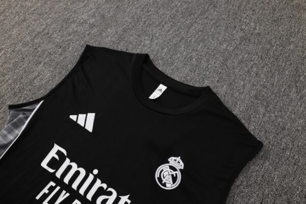 Real Madrid 2025/26 Training Vest Kit – Black