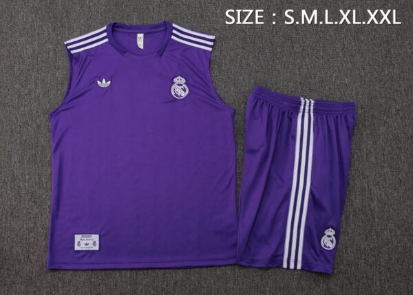 Real Madrid 2025/26 Training Vest Kit - Purple
