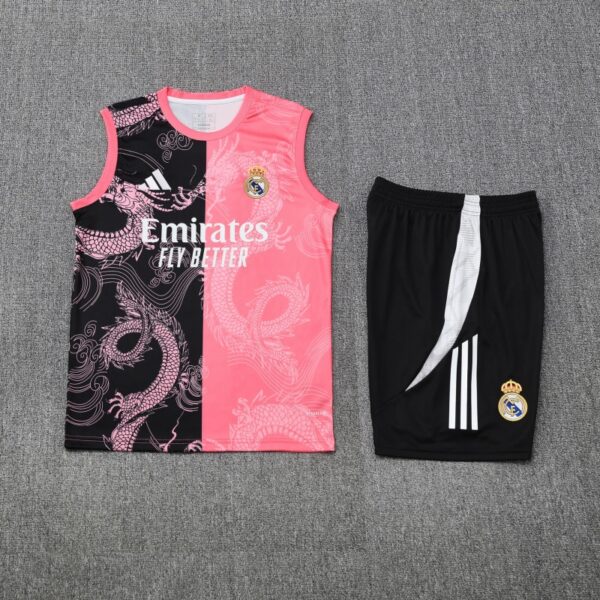 Real Madrid 2025/26 Training Vest Kit – Adult & Kids – Sleeveless Performance Set
