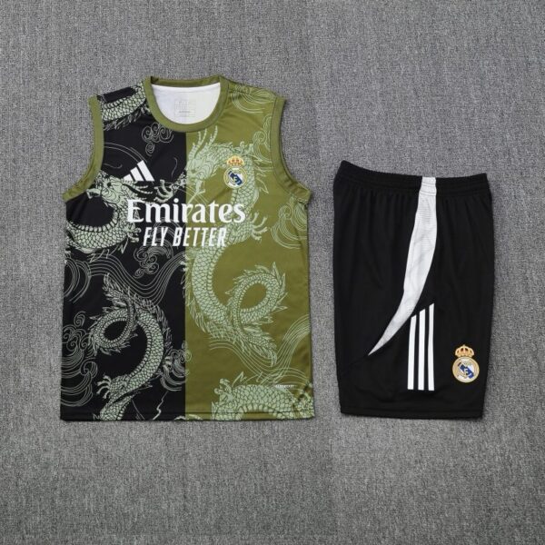 Real Madrid 2025/26 Training Vest Kit – Adult & Kids – Sleeveless Performance Set