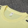 Real Madrid 2025/26 Short Sleeve Training Kit – Adult & Kids – Full Training Set Yellow