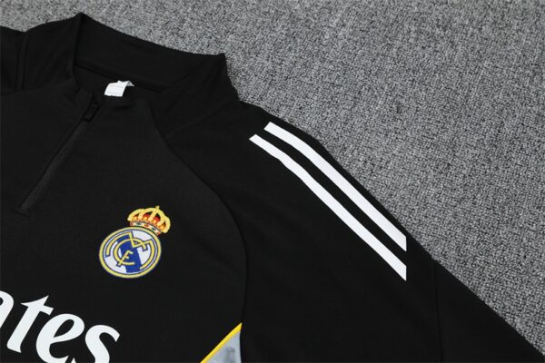 img_1973 Real Madrid 2025/26 Training Tracksuit Kit – Adult & Kids – Full Training Set Black