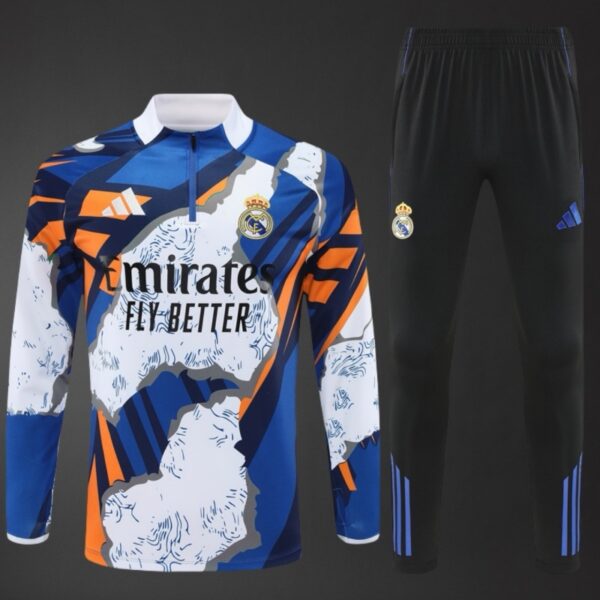 Real Madrid 2025/26 Training Tracksuit Kit – Adult & Kids – Full Training Set