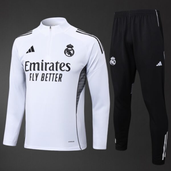 img_2031 Real Madrid 2025/26 Training Tracksuit Kit – Adult & Kids – 1/4 Zip