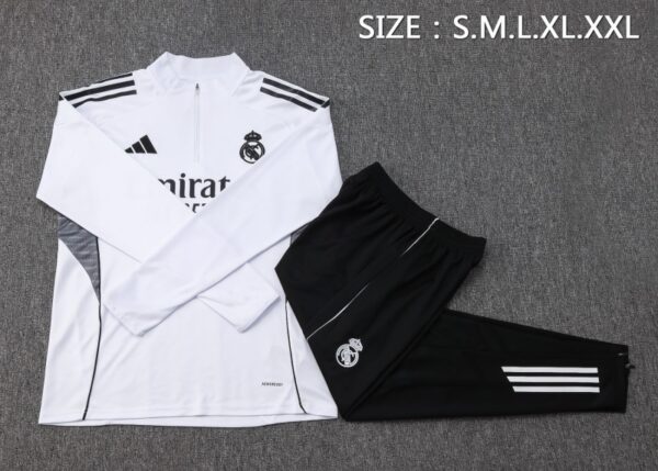 img_2032 Real Madrid 2025/26 Training Tracksuit Kit – Adult & Kids – 1/4 Zip