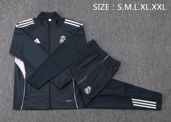 Real Madrid 2025/26 Training Tracksuit Kit – Adult & Kids