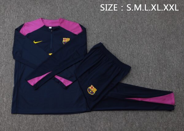 img_2637 Barcelona 2025/26 Adult & Kids Training 1/4 Zip Tracksuit