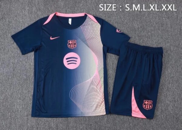 Barcelona 2025/26 Adults & Kids Short Sleeve Training Kit – T90