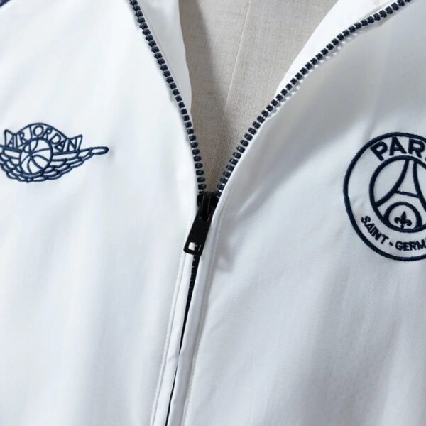 img_3128 PSG x Jordan Collaboration Windbreaker Jacket White – Official Style Streetwear