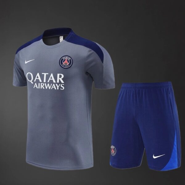img_3155 PSG Adults & Kids Short Sleeve Training Kit Grey – Official Style Training Set