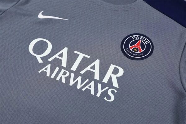 img_3159 PSG Adults & Kids Short Sleeve Training Kit Grey – Official Style Training Set