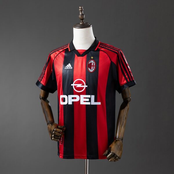 AC Milan 1998/99 Home Retro Jersey – Classic Edition