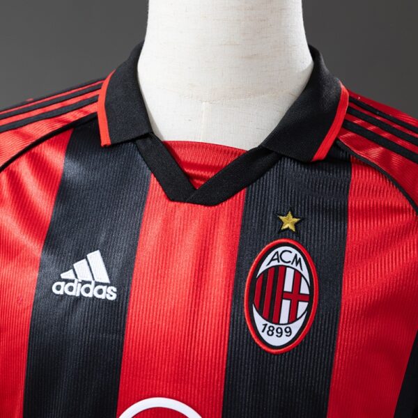 AC Milan 1998/99 Home Retro Jersey – Classic Edition