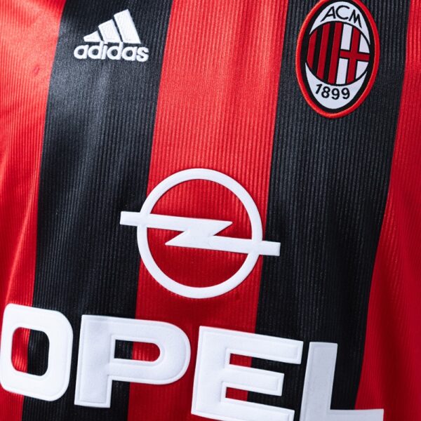 AC Milan 1998/99 Home Retro Jersey – Classic Edition