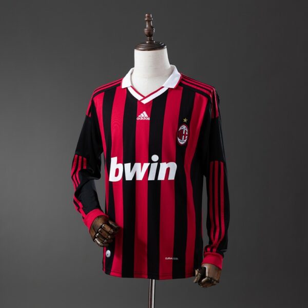img_3766 AC Milan 2009/10 Home Retro Long Sleeve Jersey – Classic Edition