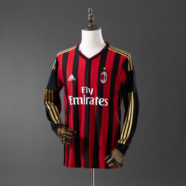 img_3787 AC Milan 2013/14 Home Retro Long Sleeve Jersey – Classic Edition