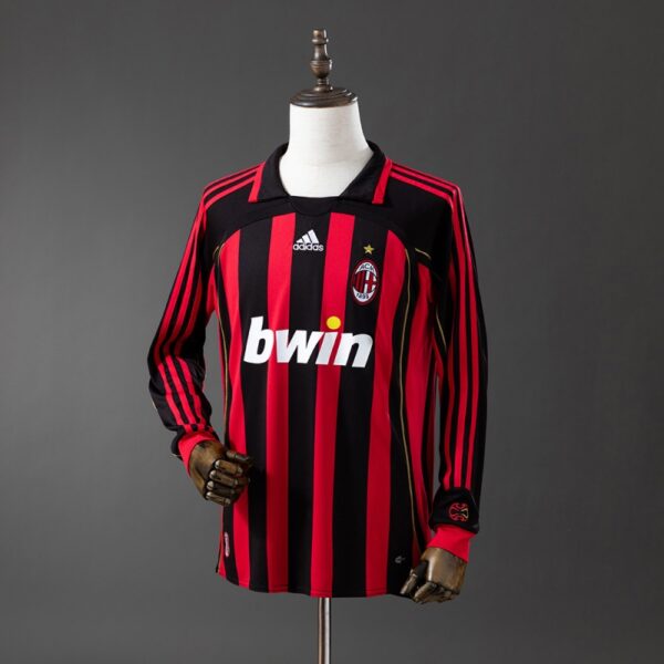 AC Milan 2006/07 Home Retro Long Sleeve Jersey – Classic Edition